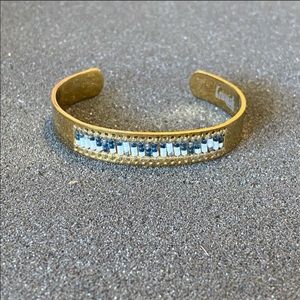 Erimish gold cuff with beads